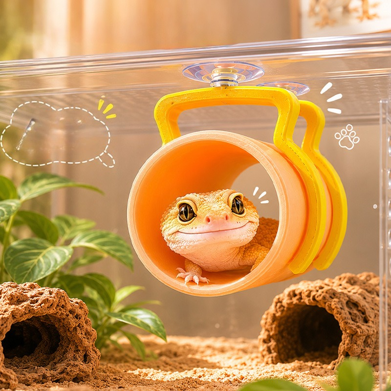 3D Printing Lizard - 3D‑Printed Lizard Hideout Tunnel Suction Cup