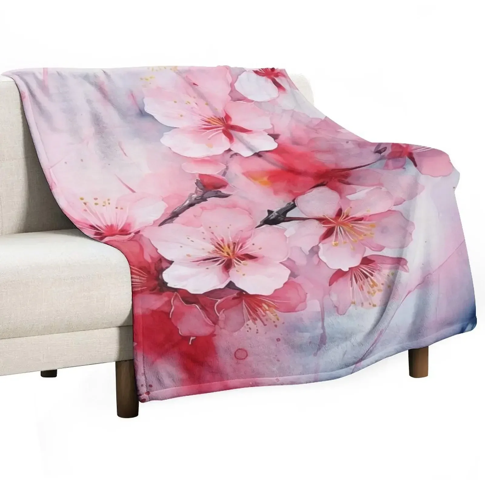 3D Printing Enthusiast - Sakura Reverie: Abstract Watercolor Art for