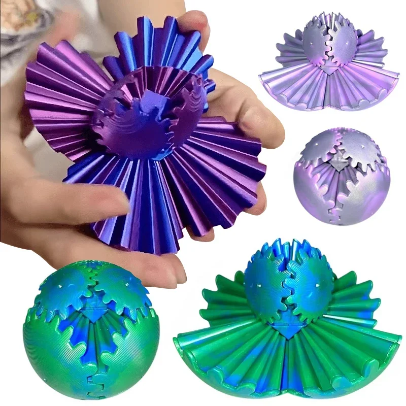 3D Printing Table - Gear Ball 3D Printed Fidget Toys