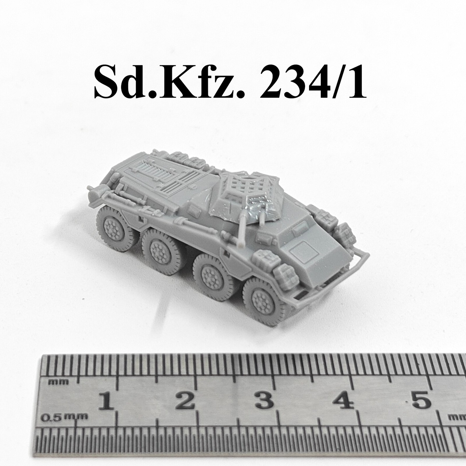 3D Printing Jobs - WWII German Sd.Kfz. 234/1 ARV,3D Printed,1/144