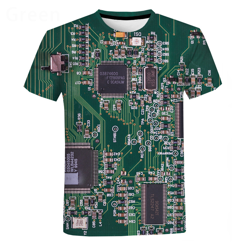 3D Printing Nerd - Electronic Chip Hip Hop T Shirt