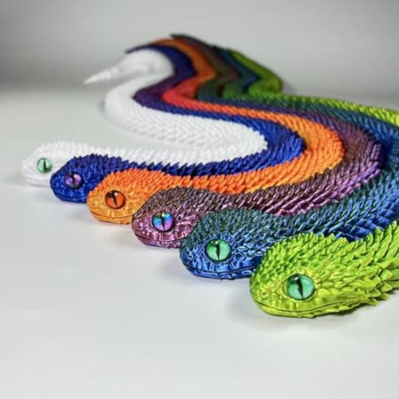 3D Printing Article - 2026 new 3D printed snake, lifelike