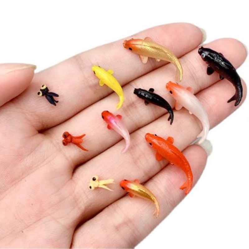 3D Printing Lizard - Z. 5pcs Dollhouse Miniature Model Fish