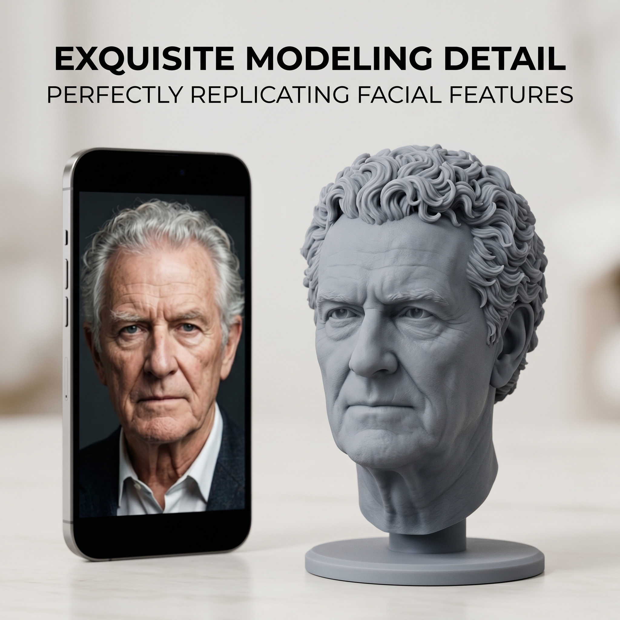 3D Printing Jobs - Custom 3D Bust Figurine, Personalized 3D