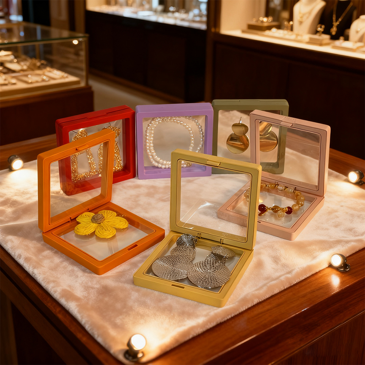 10pcs Color 3D Suspended Jewel - 3D Printing Earrings บทวิจารณ์และราคา