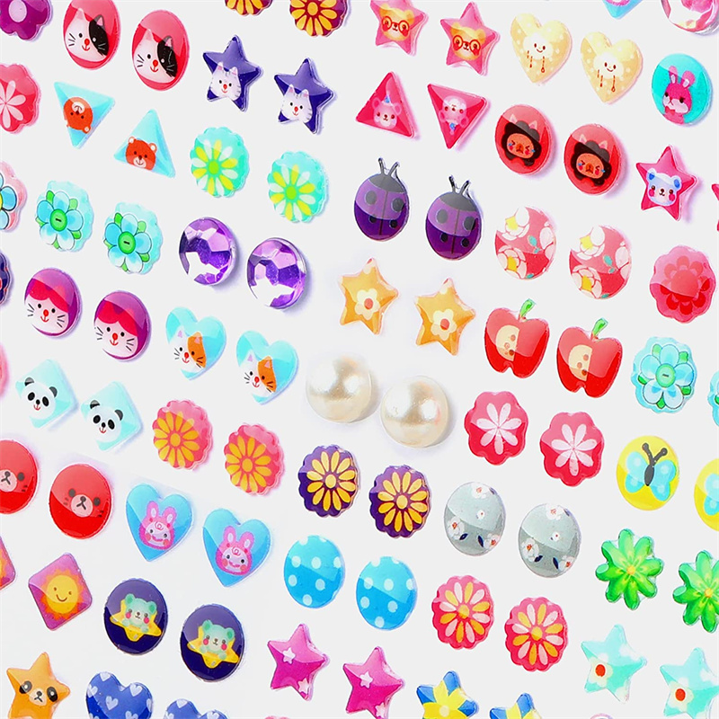 3D Self Adhesive Sticker Earri - 3D Printing Earrings บทวิจารณ์และราคา