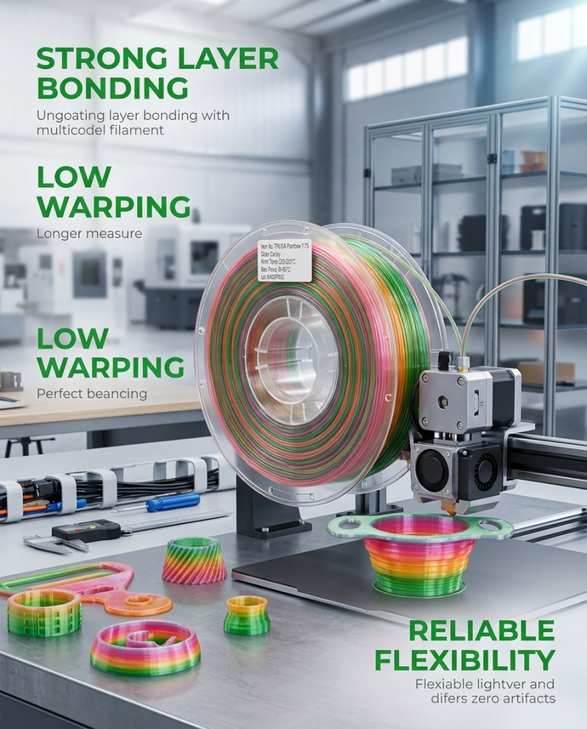 TPU Filament 98A TPU Flexible  - Tpu Flexible Filament บทวิจารณ์และราคา