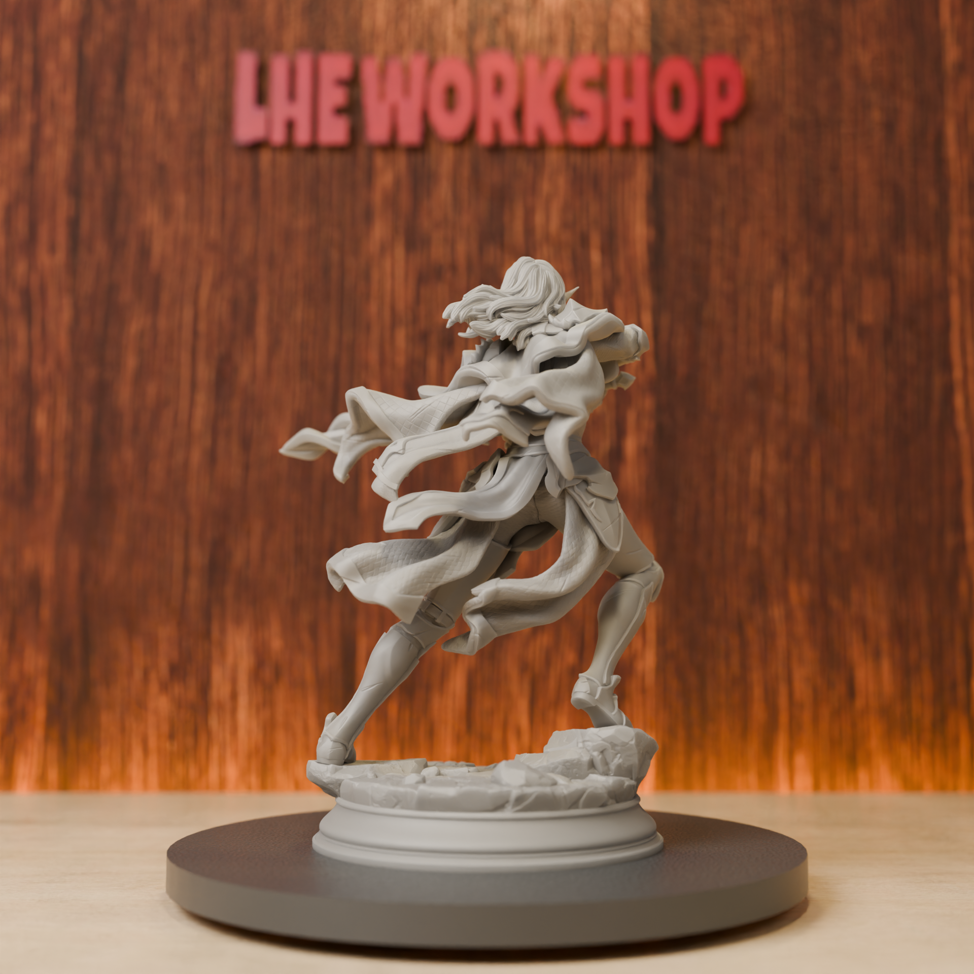 Female Elf Eldritch Knight Min - 3D Printing Jobs บทวิจารณ์และราคา