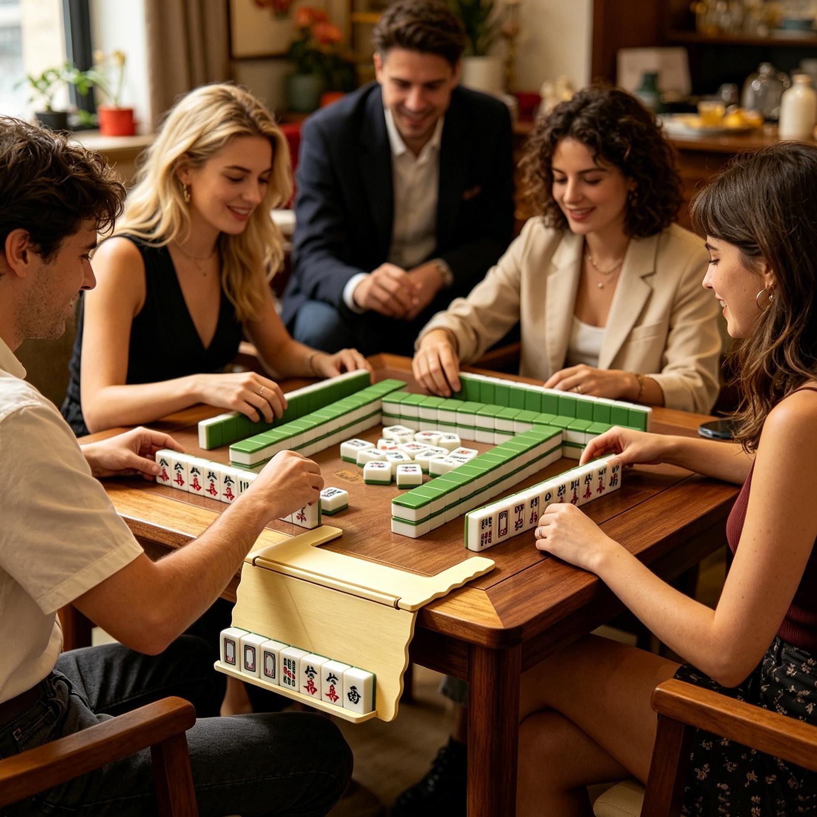 Mahjong Card Holder For Table  - 3D Printing Table บทวิจารณ์และราคา