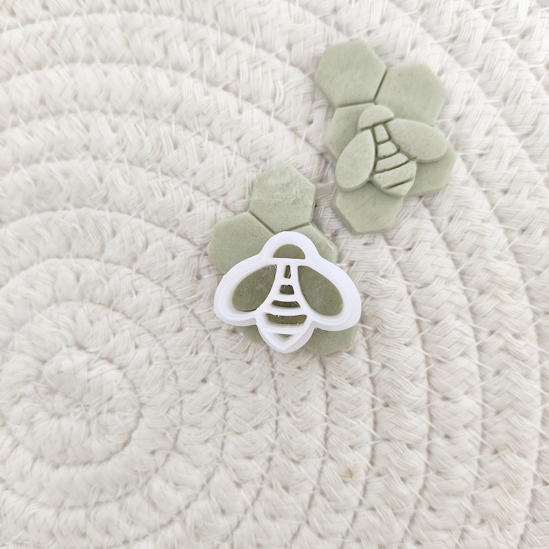 3D Bee Honeycomb Earring Cutti - 3D Printing Earrings บทวิจารณ์และราคา