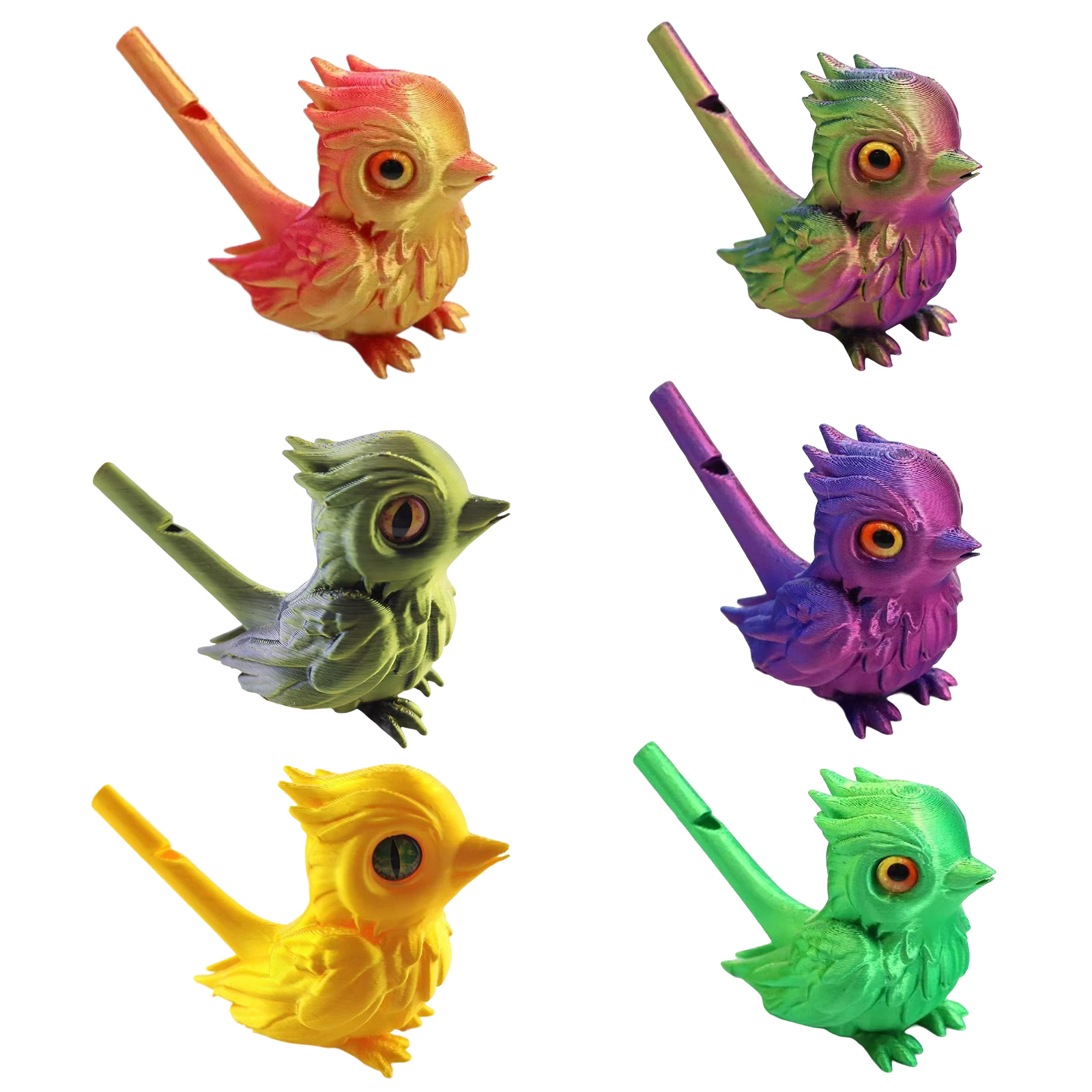 6Pcs 3D Printed Birds Whistles - 3D Printing Enthusiast บทวิจารณ์และราคา