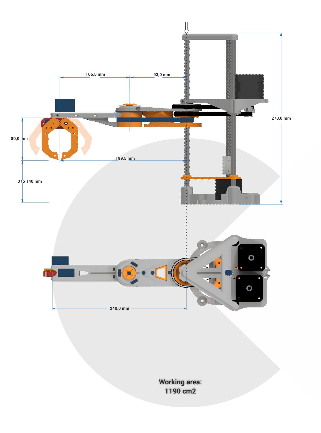 Multi Axis Scara Robot Arm 3D  - 3D Printing Robot Arm บทวิจารณ์และราคา