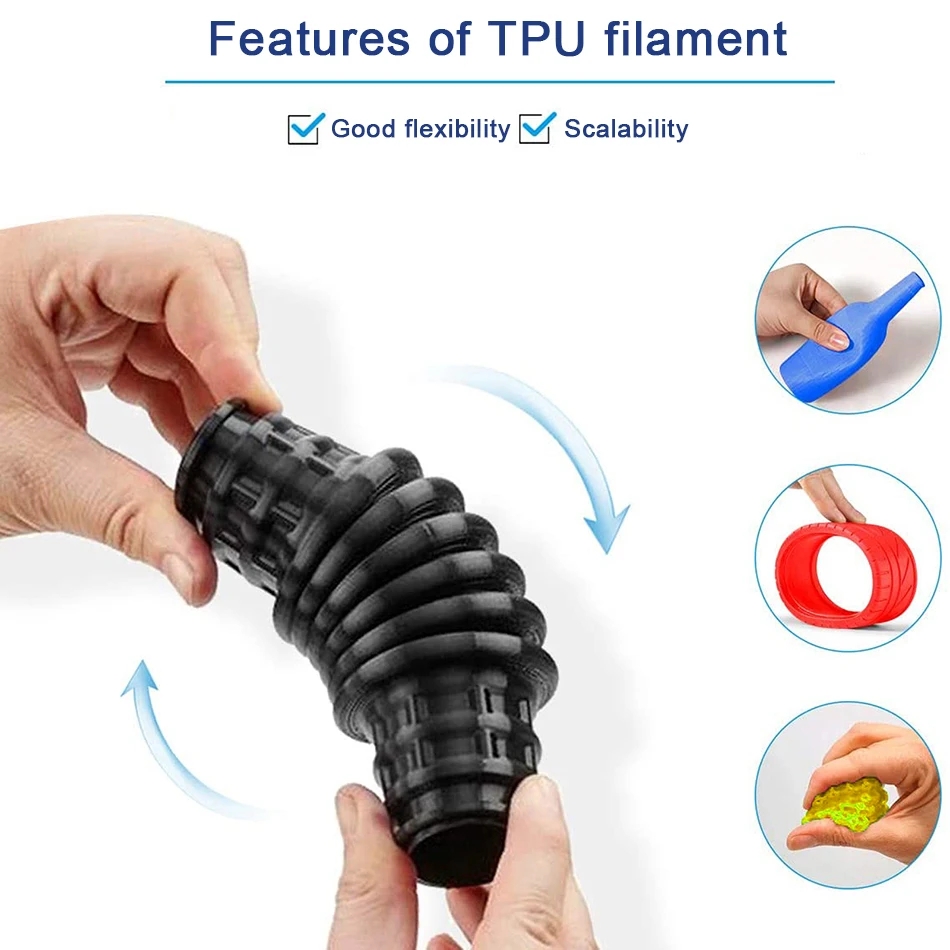 200G Flexible Filament TPU 1.7 - Tpu Flexible Filament บทวิจารณ์และราคา