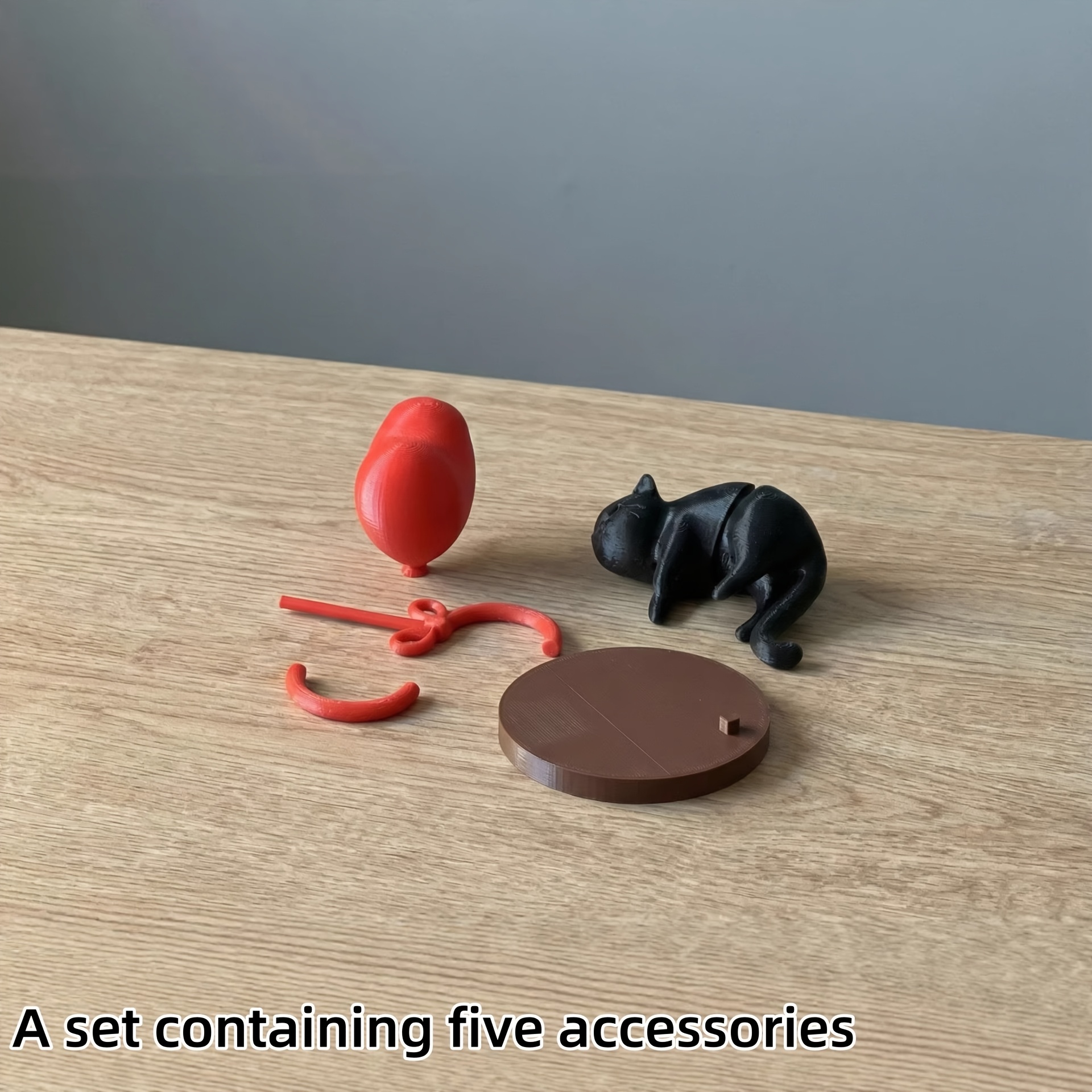 Floating Cat w/ Heart Balloon  - 3D Printing Table บทวิจารณ์และราคา