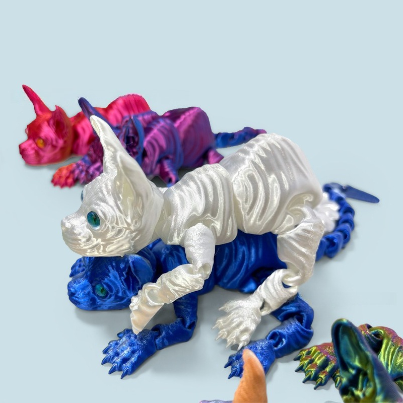 3D Printed Sphynx Cat Animals  - 3D Printing Lizard บทวิจารณ์และราคา