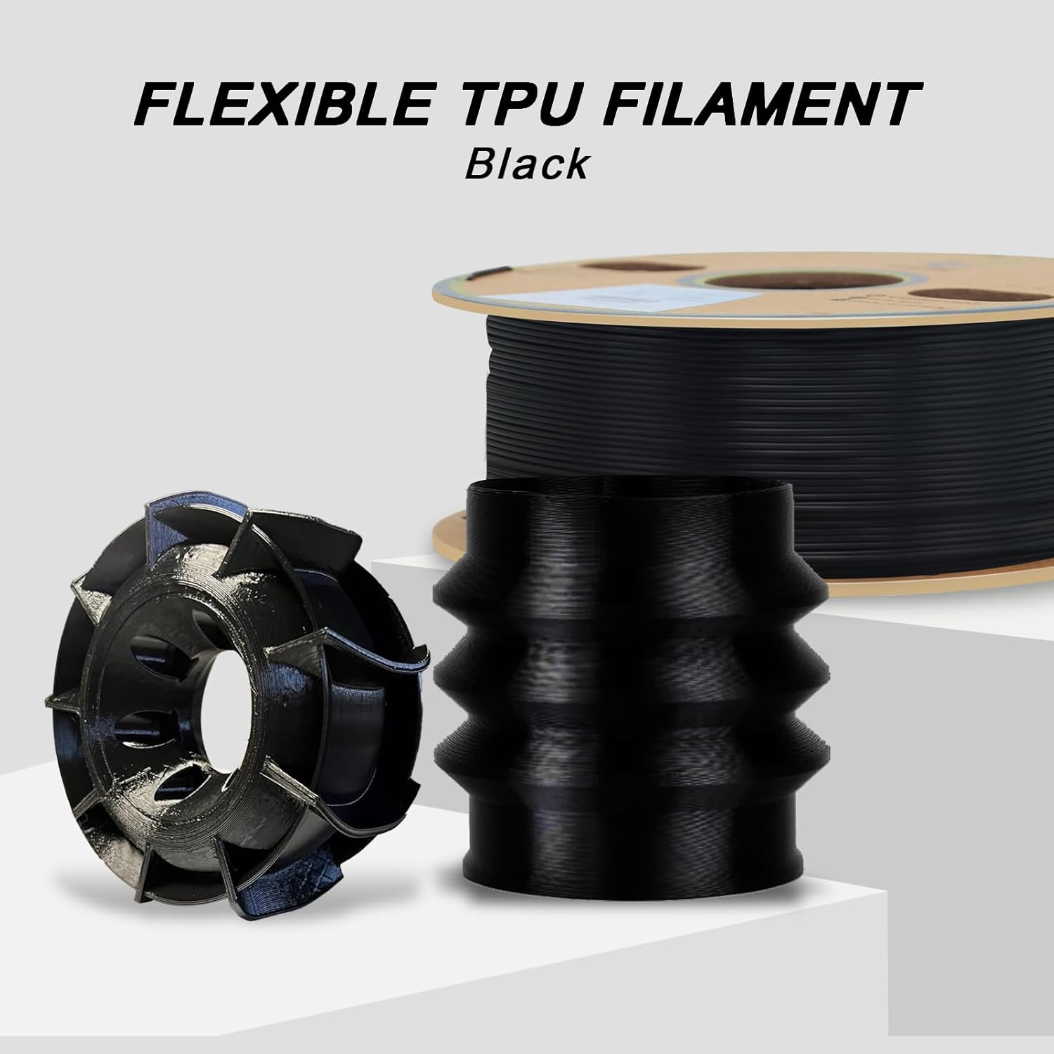 Black TPU Filament 1.75mm Flex - Tpu Flexible Filament บทวิจารณ์และราคา