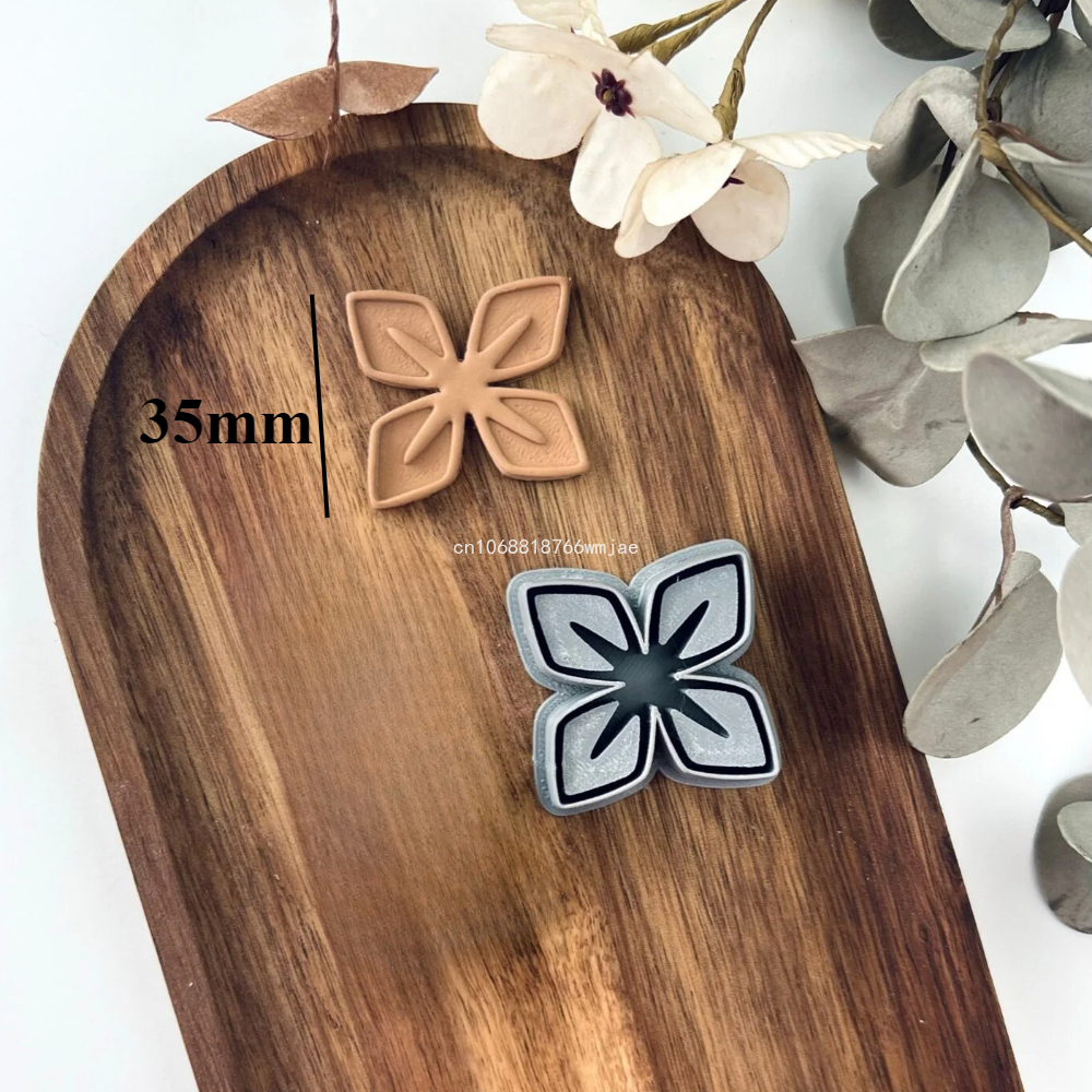 Lily Shape Polymer Clay Cutter - 3D Printing Earrings บทวิจารณ์และราคา