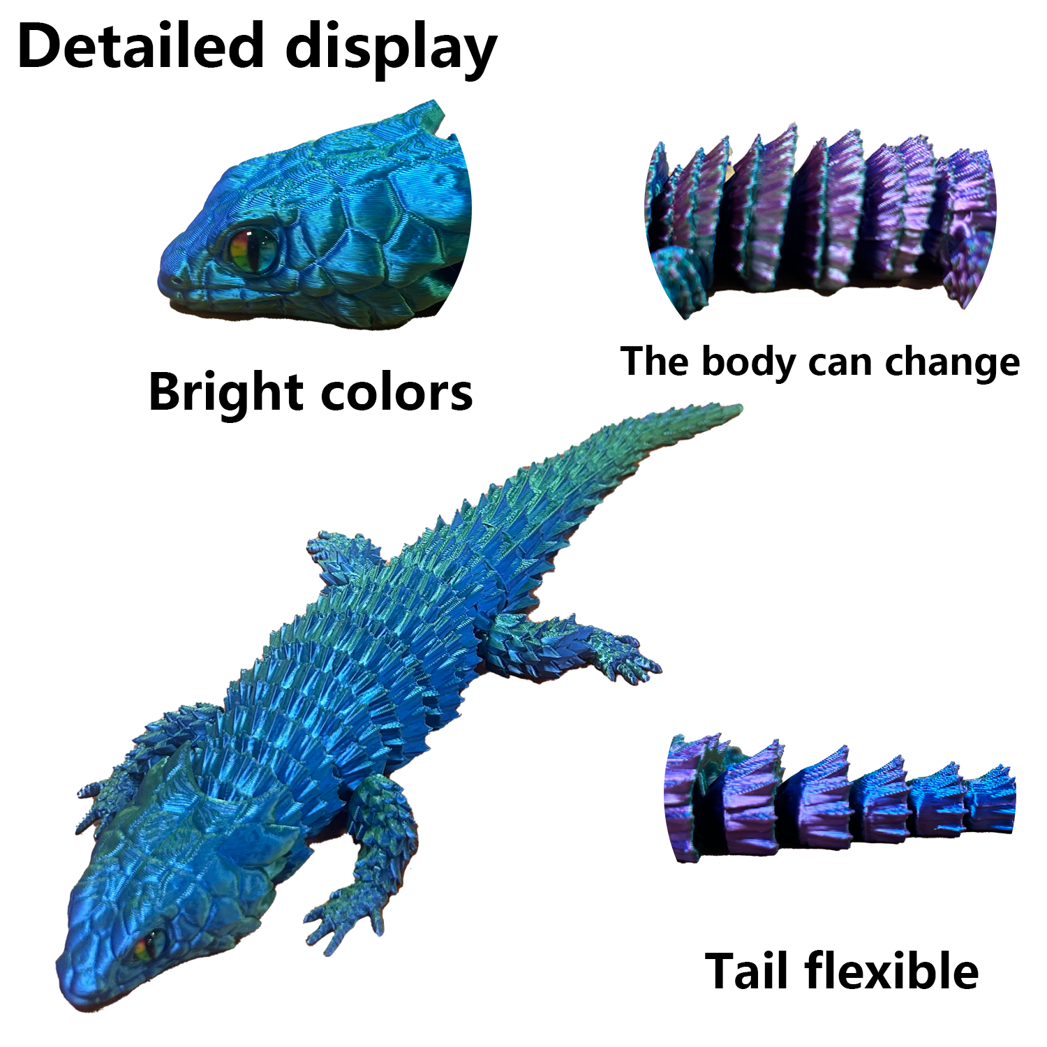 3D Printed Lizard Statue, Flex - 3D Printing Lizard บทวิจารณ์และราคา