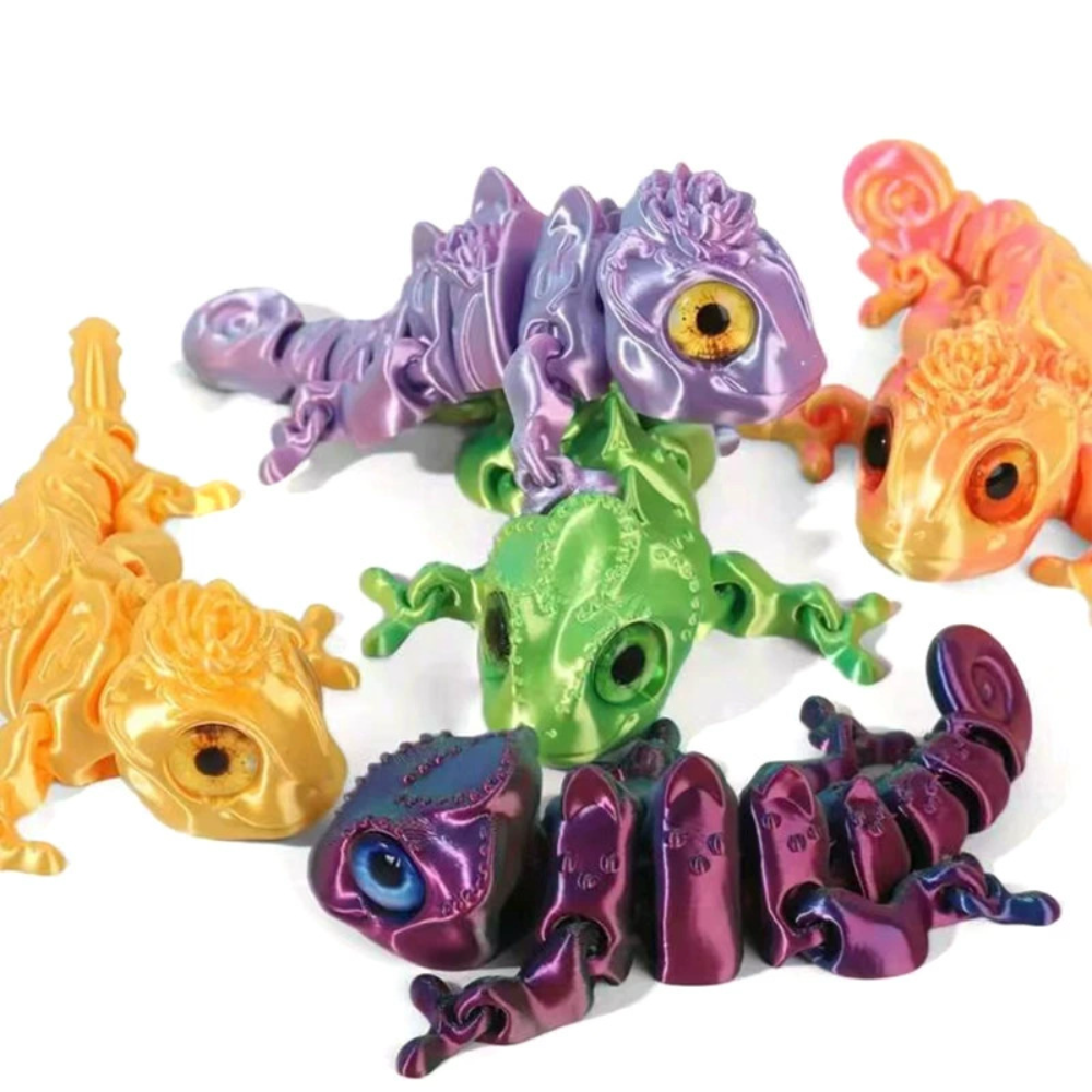 3D Printing Chameleon Figures  - 3D Printing Lizard บทวิจารณ์และราคา