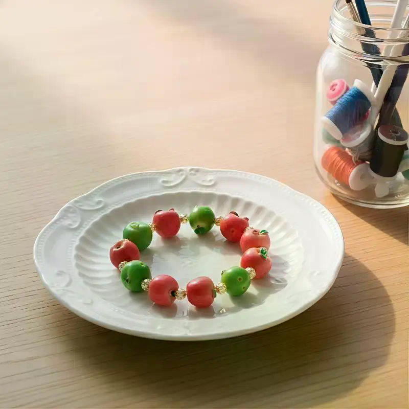 Cute Fruit Resin Loose Beads 3 - 3D Printing Earrings บทวิจารณ์และราคา