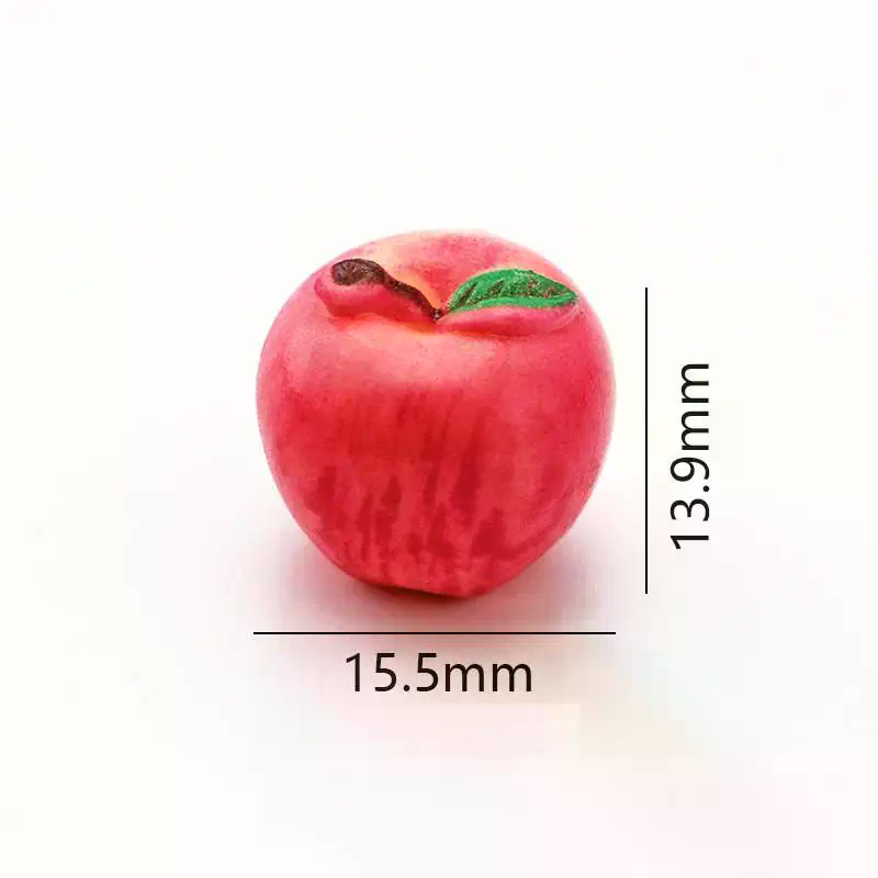 Cute Fruit Resin Loose Beads 3 - 3D Printing Earrings บทวิจารณ์และราคา
