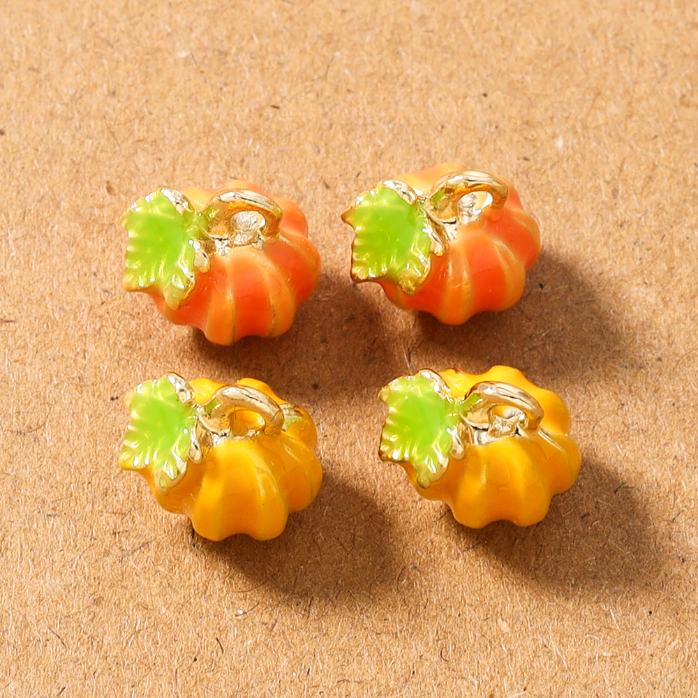 5pcs Cute Enamel 3D Pumpkin Ch - 3D Printing Earrings บทวิจารณ์และราคา