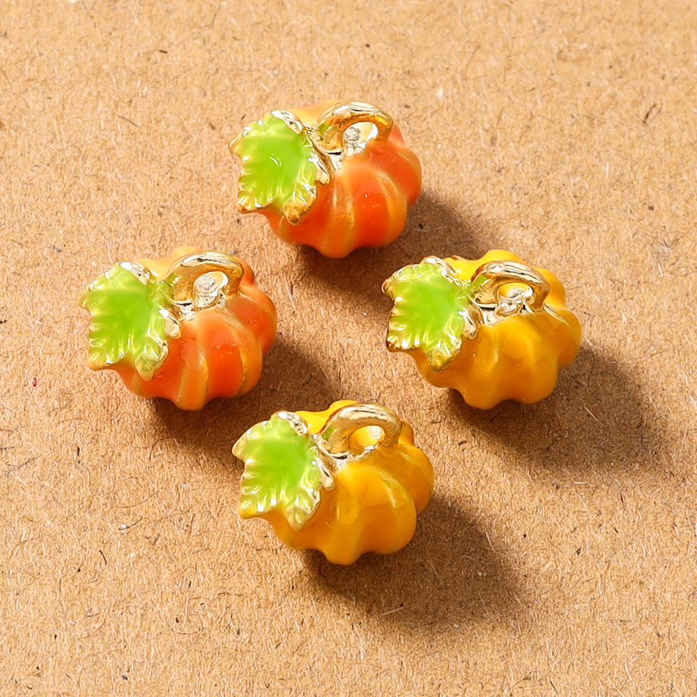 5pcs Cute Enamel 3D Pumpkin Ch - 3D Printing Earrings บทวิจารณ์และราคา