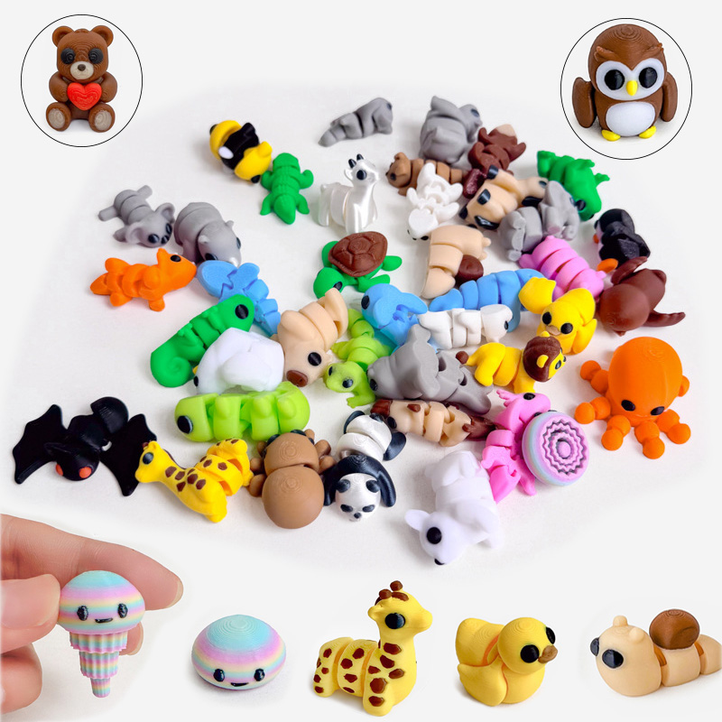 10-50Pcs 3D Printed Colorful M - 3D Printing Lizard บทวิจารณ์และราคา