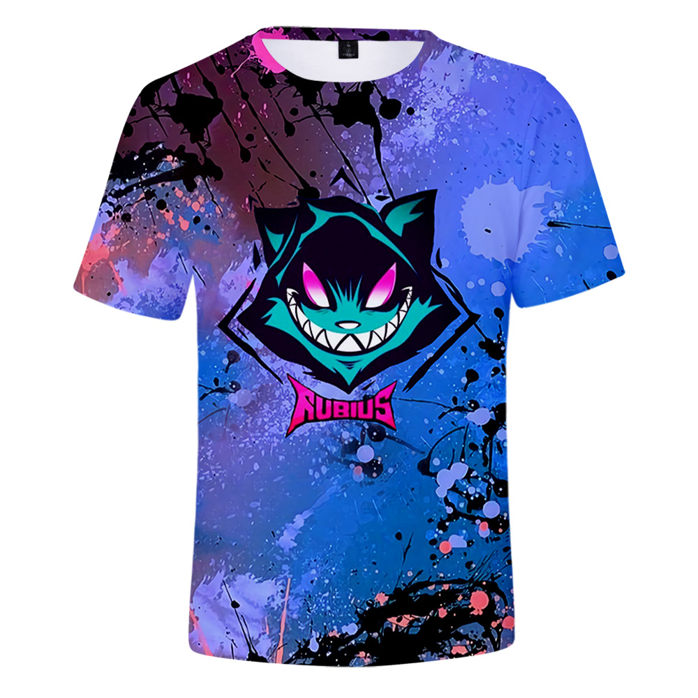 Rubius Tshirt Unisex Crewneck  - 3D Printing Youtubers บทวิจารณ์และราคา