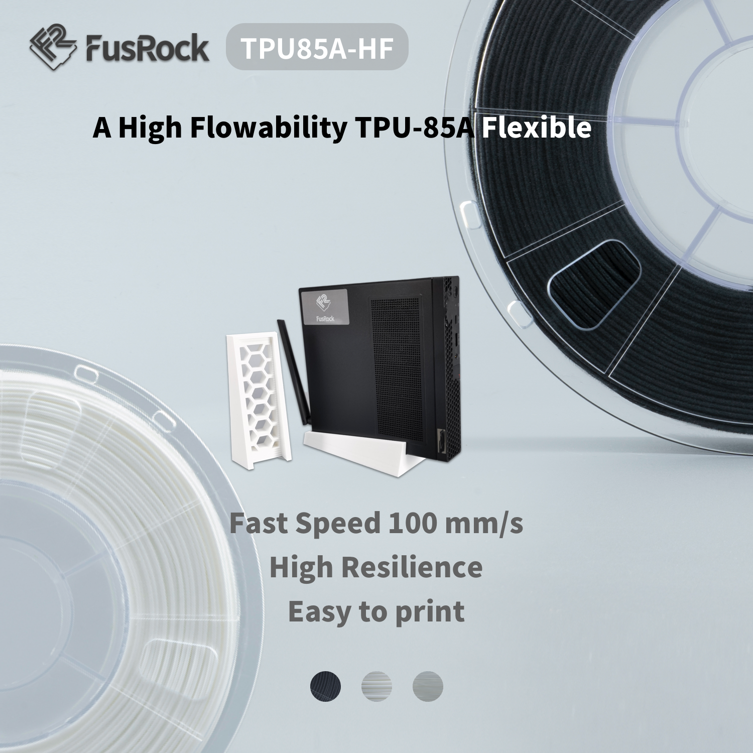 TPU 85A High Flow Filament 1.7 - Tpu Flexible Filament บทวิจารณ์และราคา