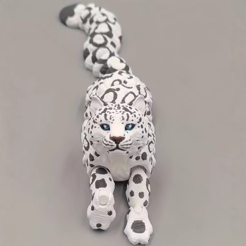 3D Printed Snow Leopard Model  - 3D Printing Lizard บทวิจารณ์และราคา