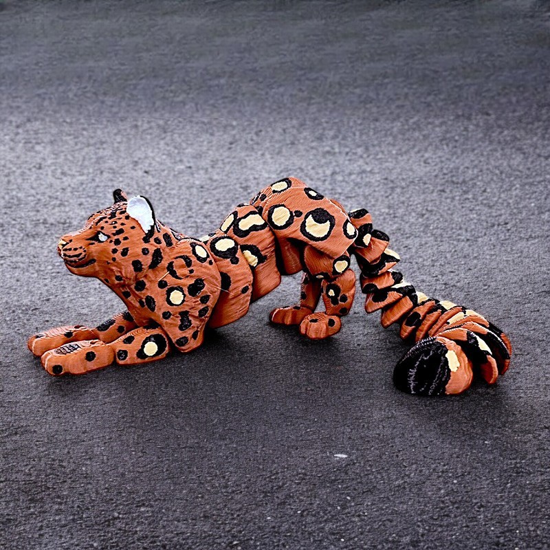 3D Printed Snow Leopard Model  - 3D Printing Lizard บทวิจารณ์และราคา