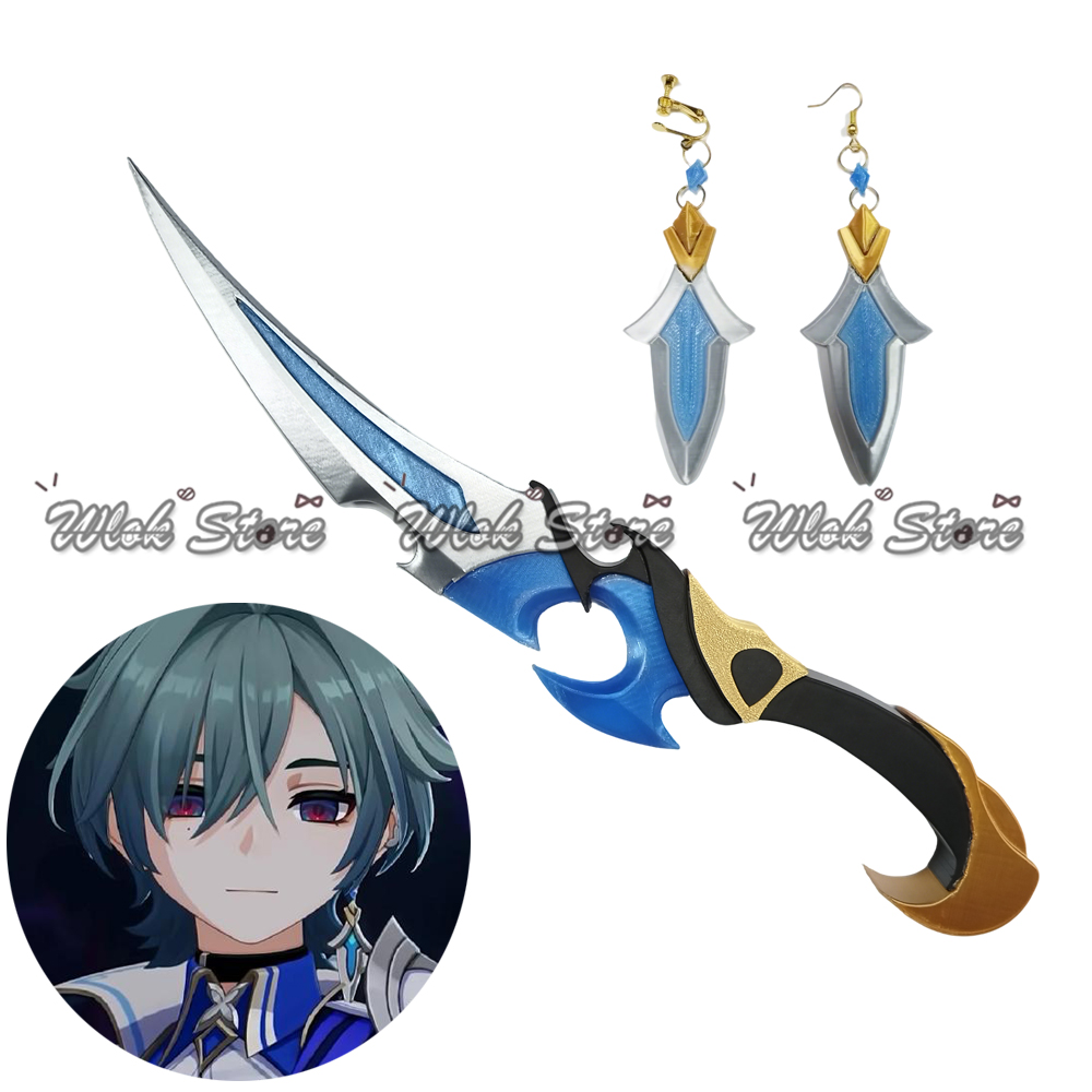 Genshin Impact Lohen Cosplay 3 - 3D Printing Earrings บทวิจารณ์และราคา
