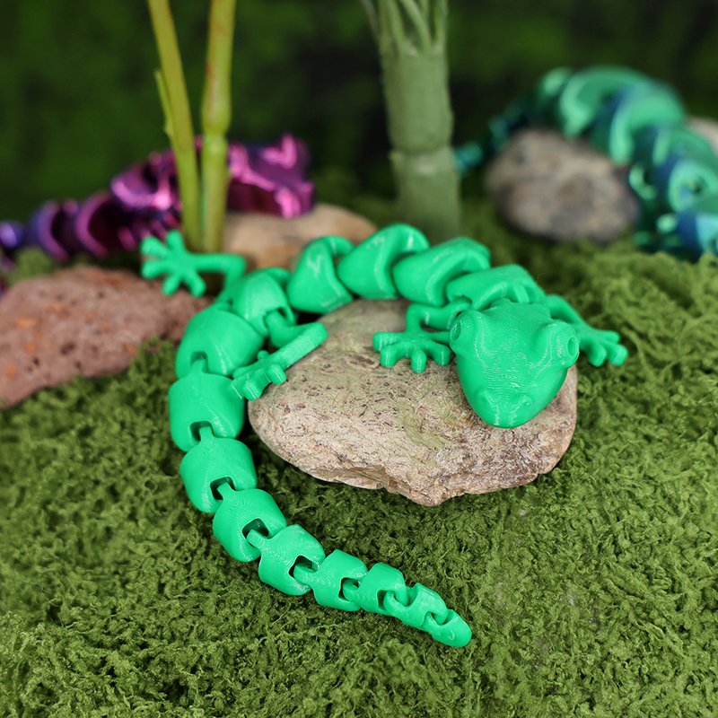 3D Printed Lizard Gecko Flexib - 3D Printing Lizard บทวิจารณ์และราคา