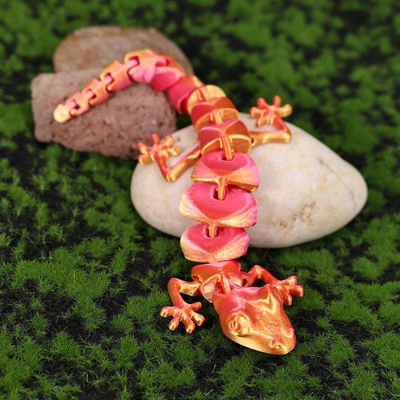 3D Printed Lizard Gecko Flexib - 3D Printing Lizard บทวิจารณ์และราคา