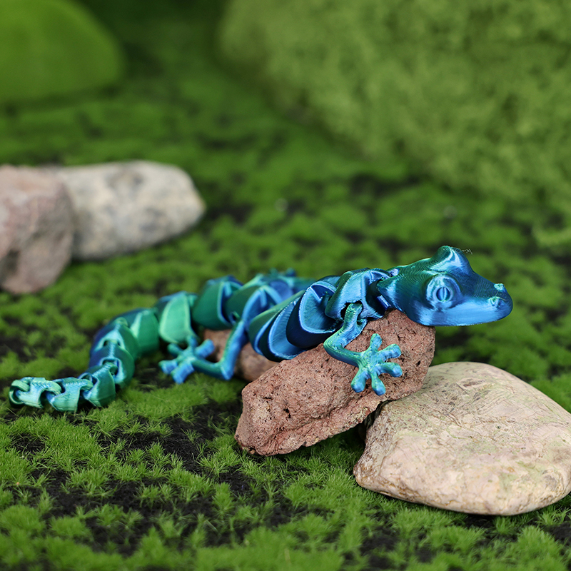 3D Printed Lizard Gecko Flexib - 3D Printing Lizard บทวิจารณ์และราคา