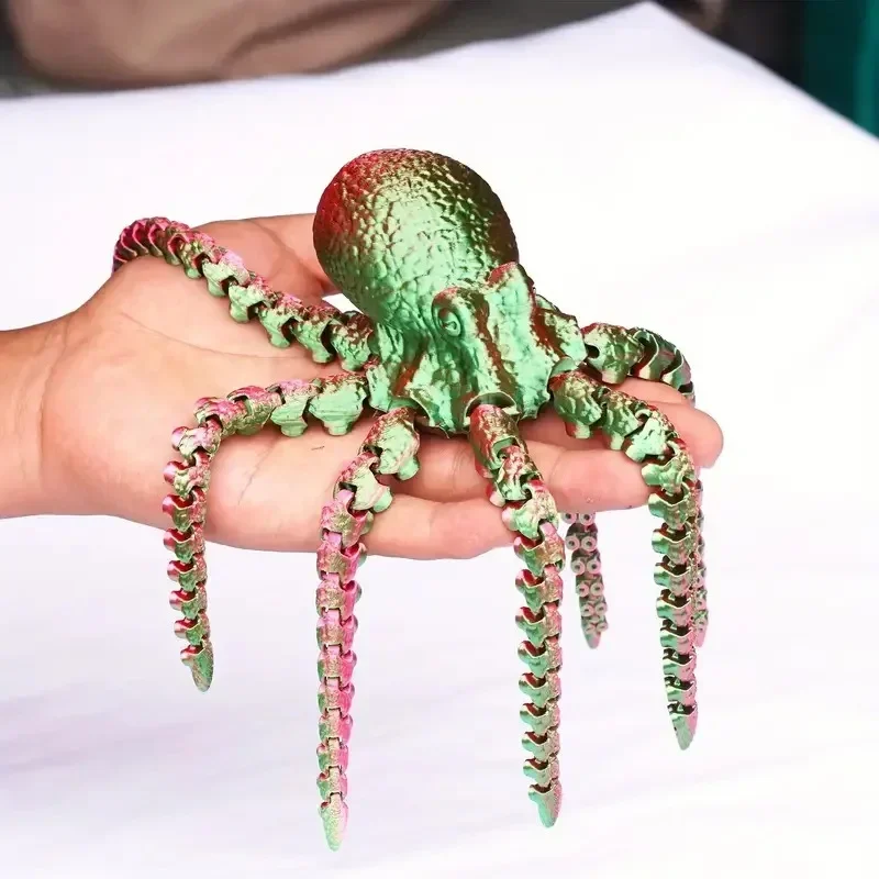 New 19CM 3D Printed Octopus Fi - 3D Printing Table บทวิจารณ์และราคา