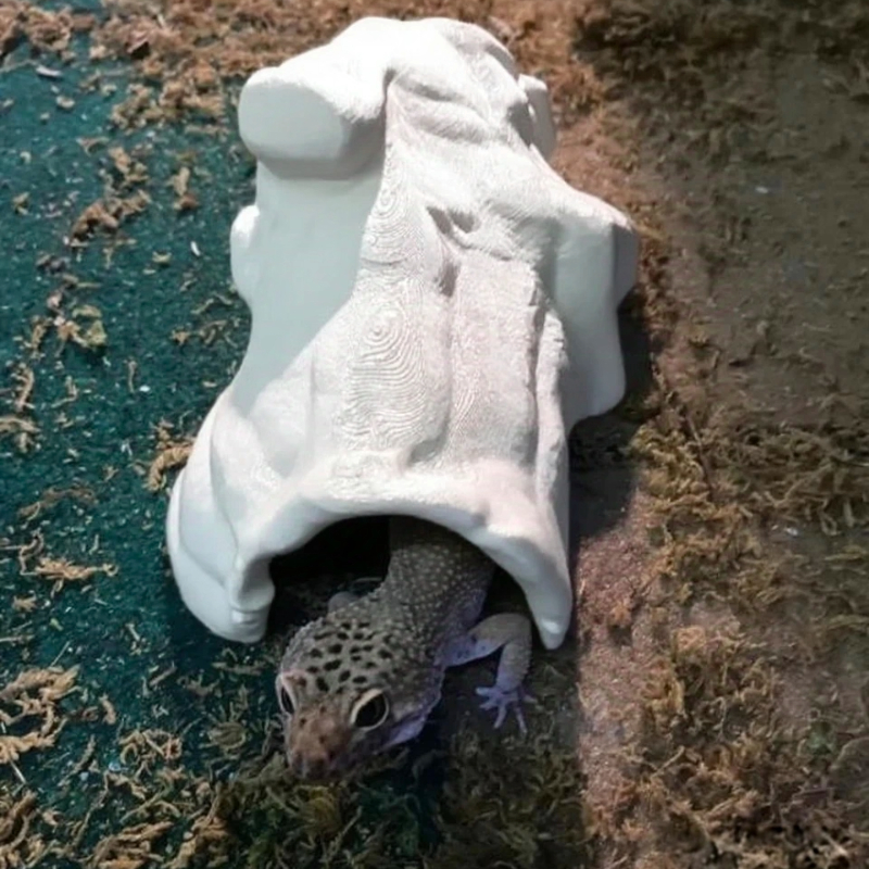 3D Printed Reptile Hiding Hous - 3D Printing Lizard บทวิจารณ์และราคา