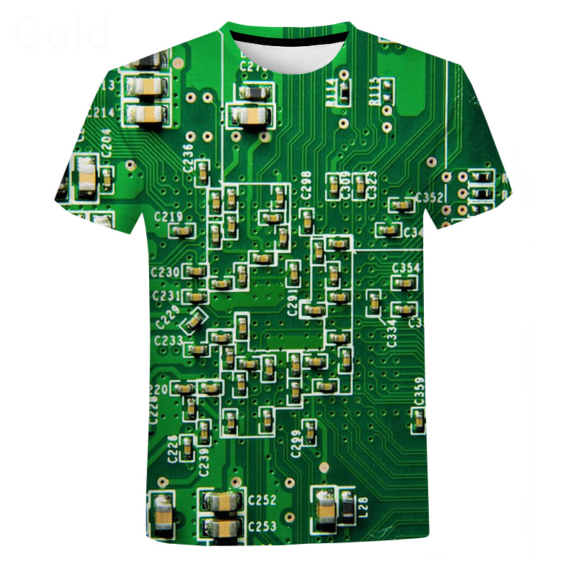 Electronic Chip Hip Hop T Shir - 3D Printing Nerd บทวิจารณ์และราคา