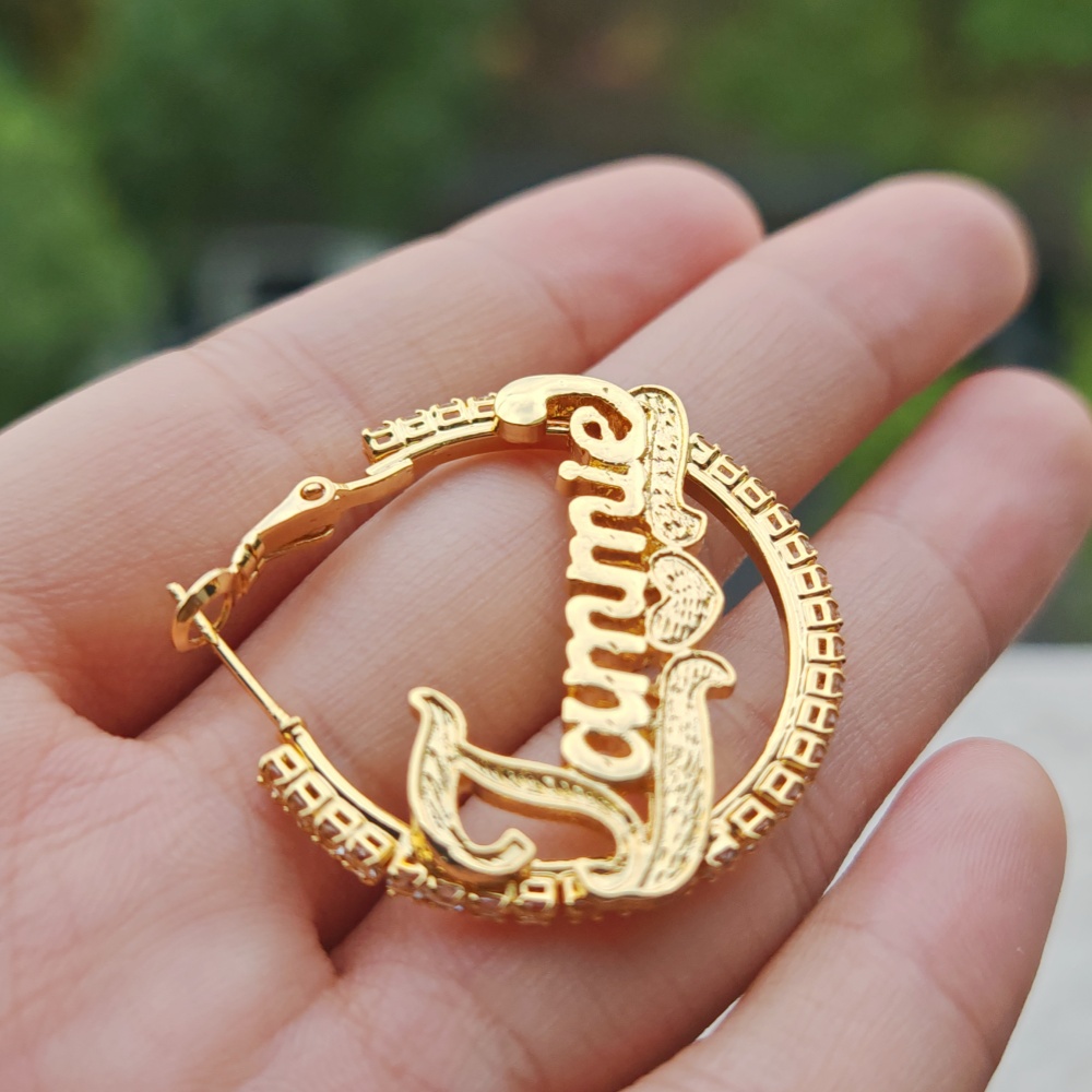 LeeChee Mini White Zircon Cust - 3D Printing Earrings บทวิจารณ์และราคา