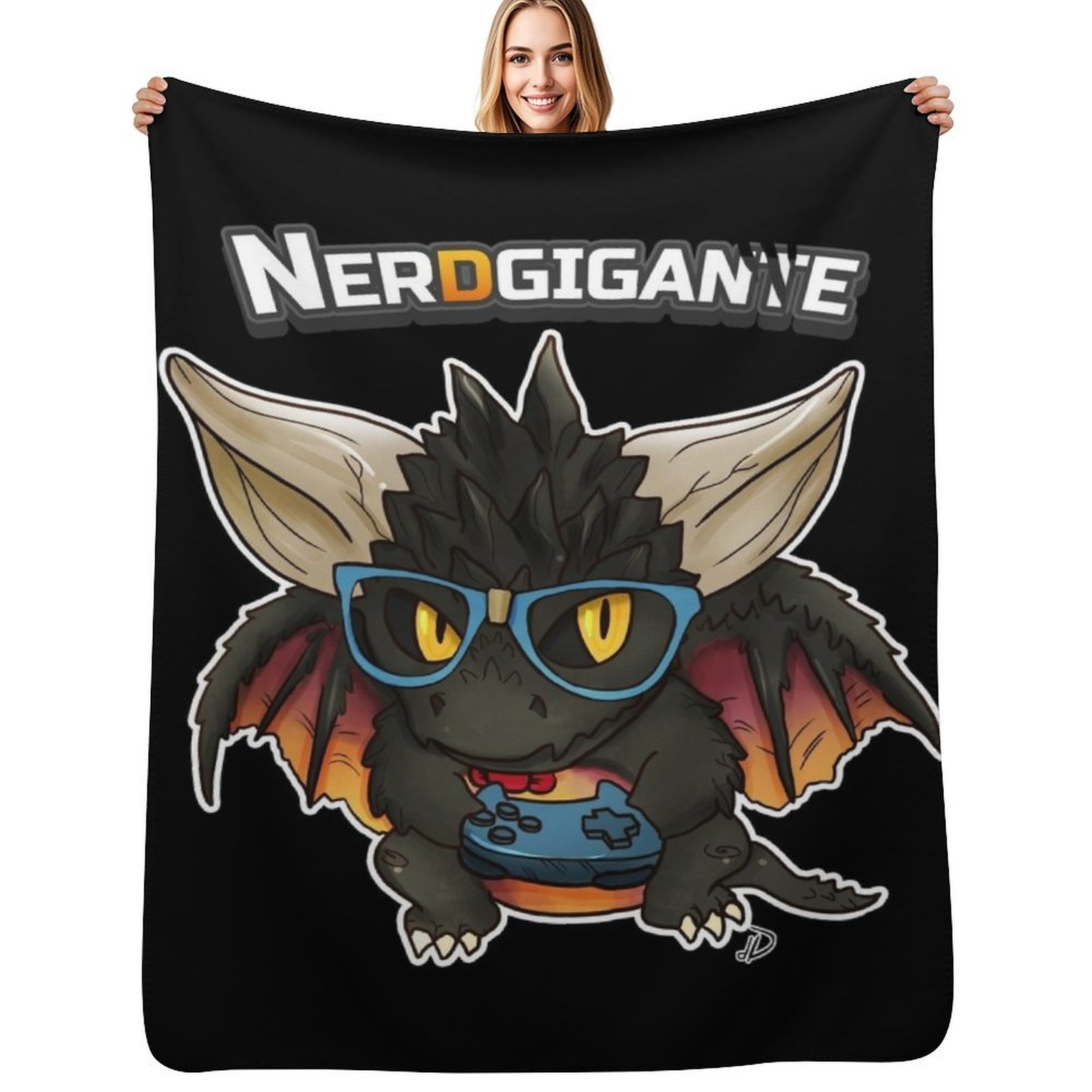 Nerd-gigante Throw Blanket Men - 3D Printing Nerd บทวิจารณ์และราคา