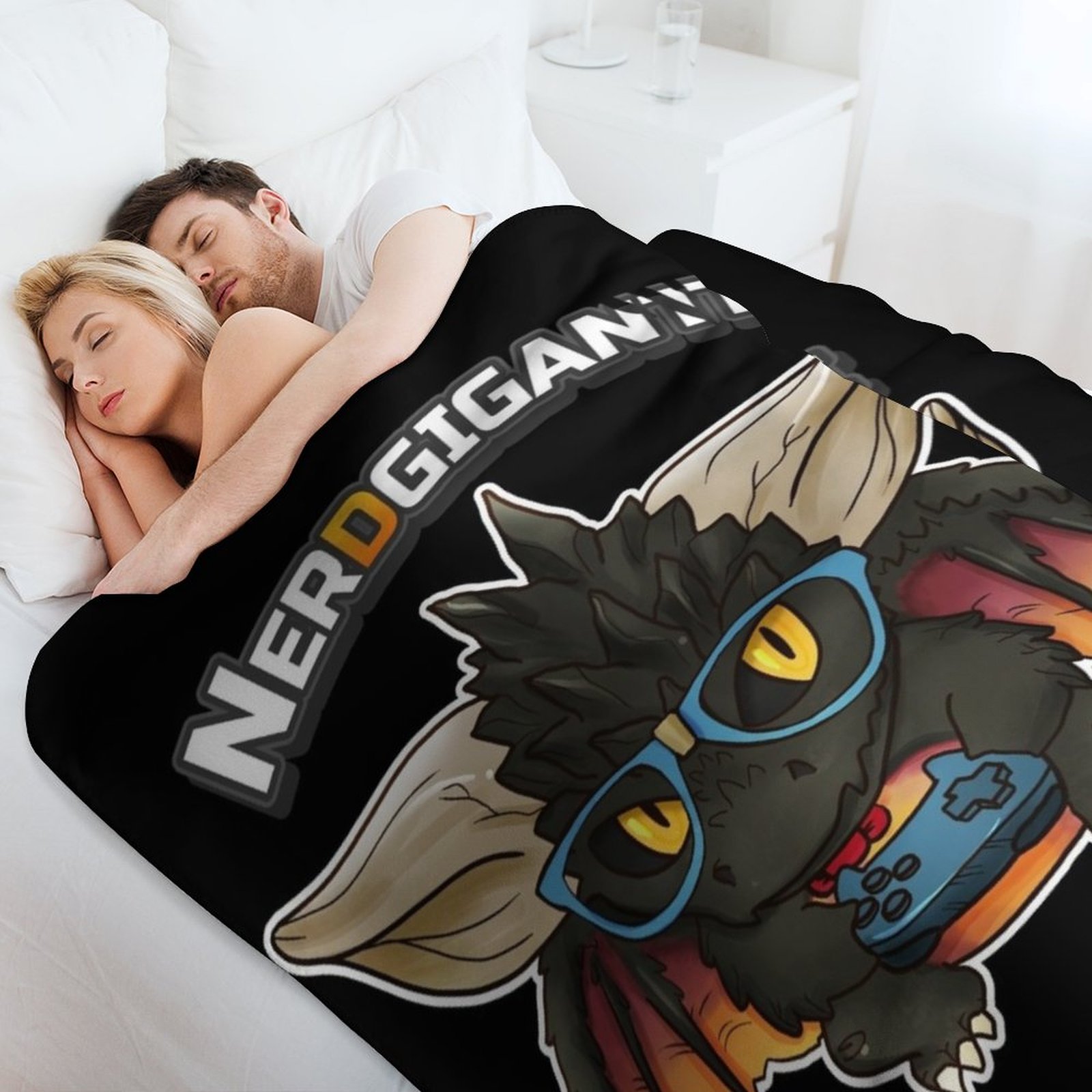 Nerd-gigante Throw Blanket Men - 3D Printing Nerd บทวิจารณ์และราคา