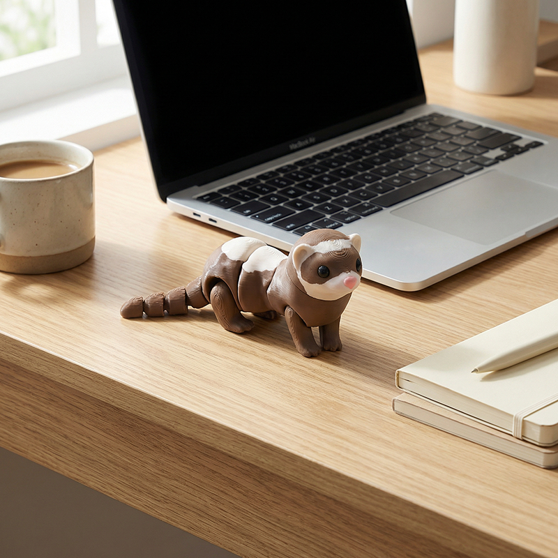 Articulated Ferret Figure - 8c - 3D Printing Lizard บทวิจารณ์และราคา