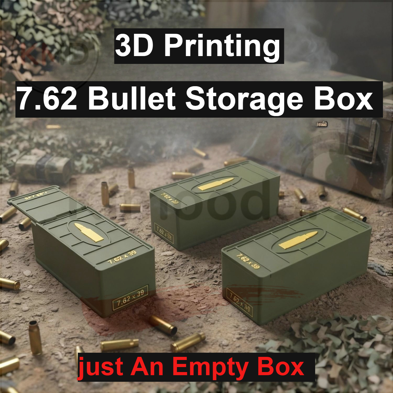 3D Printing 7.62 Bullet Storag - 3D Printing Enthusiast บทวิจารณ์และราคา