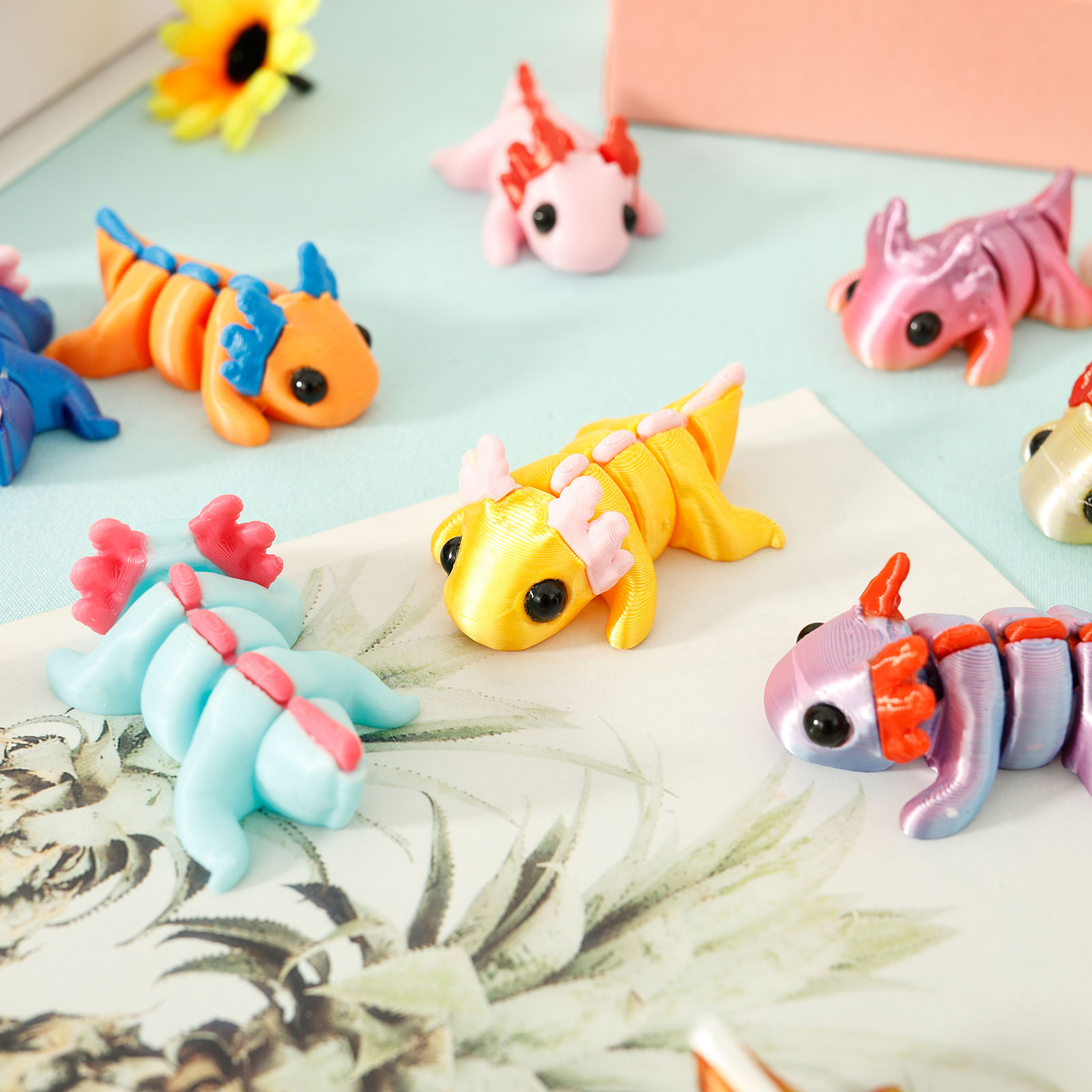 24/12Pcs Plastic 3D Printed Ax - 3D Printing Lizard บทวิจารณ์และราคา