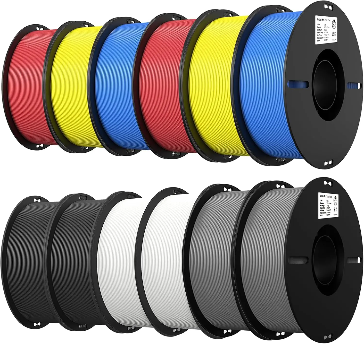 12 Pack PLA 1.75mm Filament Bu - 3D Printing Overhangs บทวิจารณ์และราคา