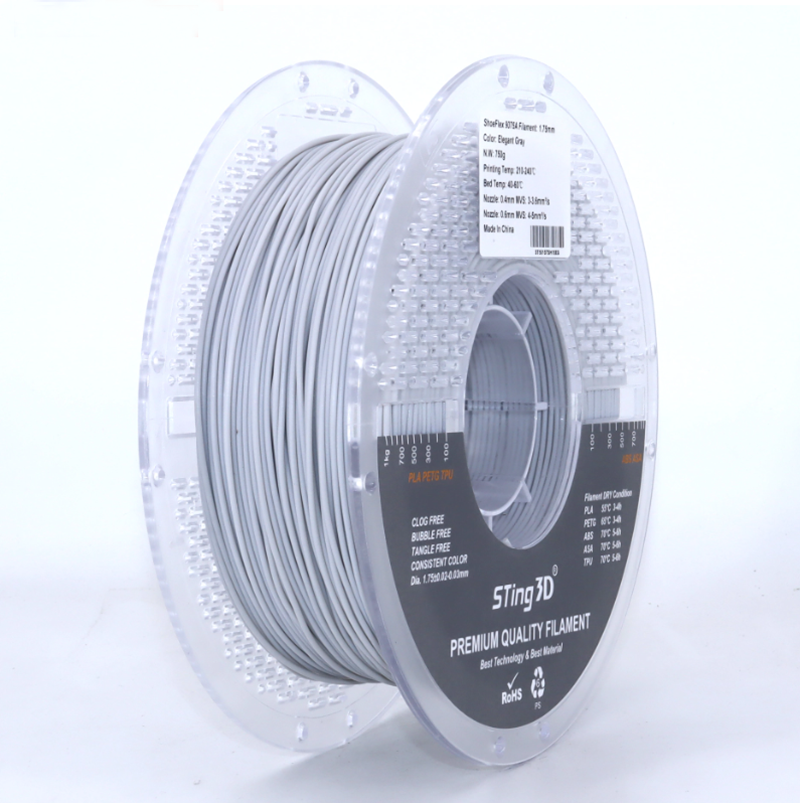 9075A 3D Printer Flexible Fila - Tpu Flexible Filament บทวิจารณ์และราคา