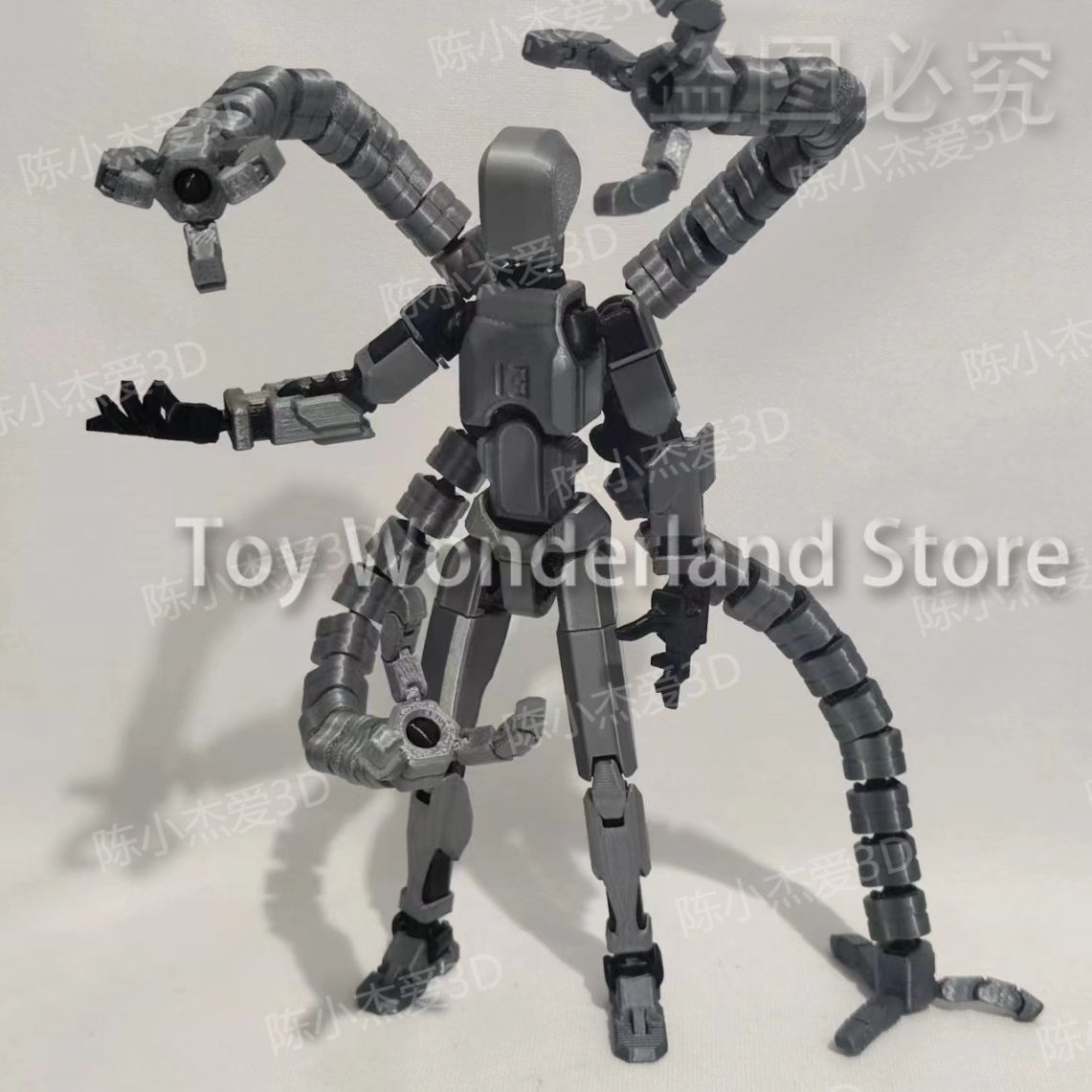 17CM Six Arms 3D Printed Manne - 3D Printing Robot Arm บทวิจารณ์และราคา