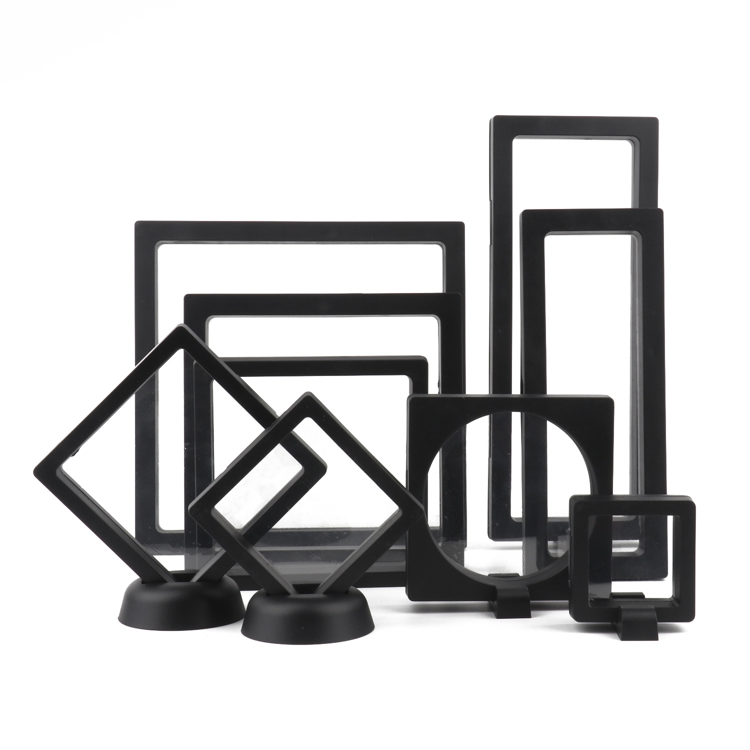 Black 3D Free Stand Suspension - 3D Printing Earrings บทวิจารณ์และราคา