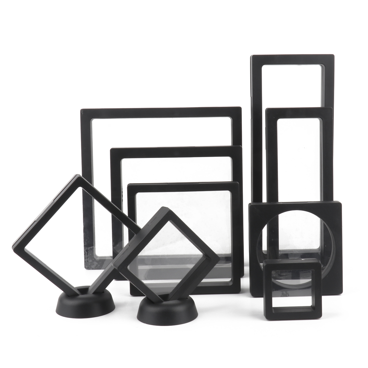Black 3D Free Stand Suspension - 3D Printing Earrings บทวิจารณ์และราคา